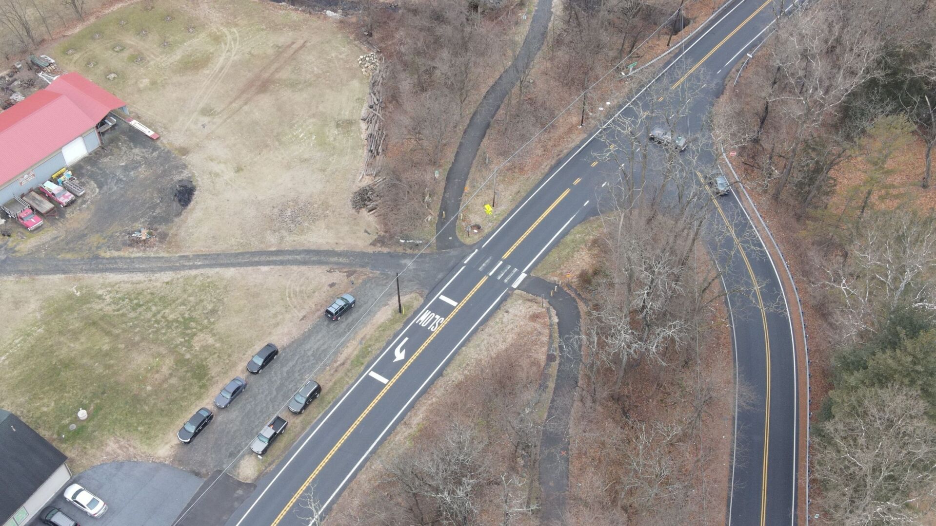 Route 724 crossing of Schuylkill River Trail - Thun Trail